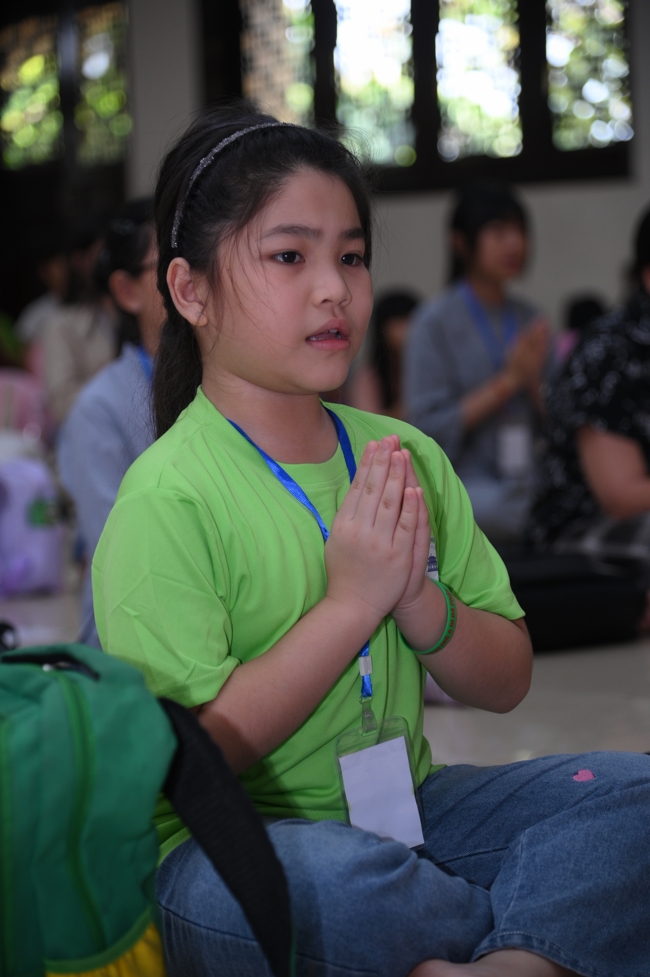 Khoá tu thiếu nhi “Em về bên Phật” lần 73.