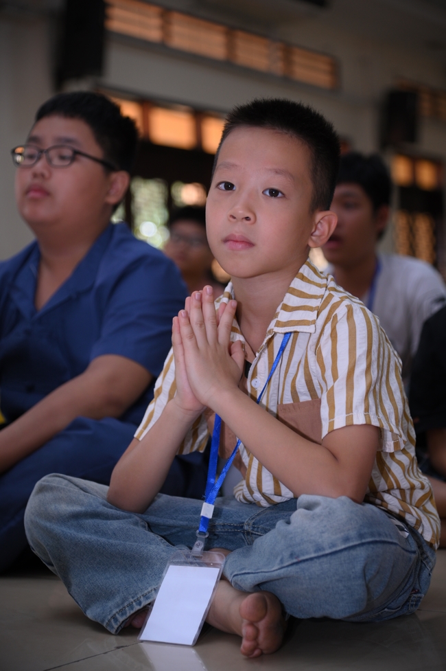 Khoá tu thiếu nhi “Em về bên Phật” lần 73.