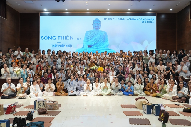 Chùa Hoằng Pháp hỗ trợ cơ sở cho Khóa tu “Sống Thiền” lần 5 do Đại đức Thích Pháp Nhật tổ chức.