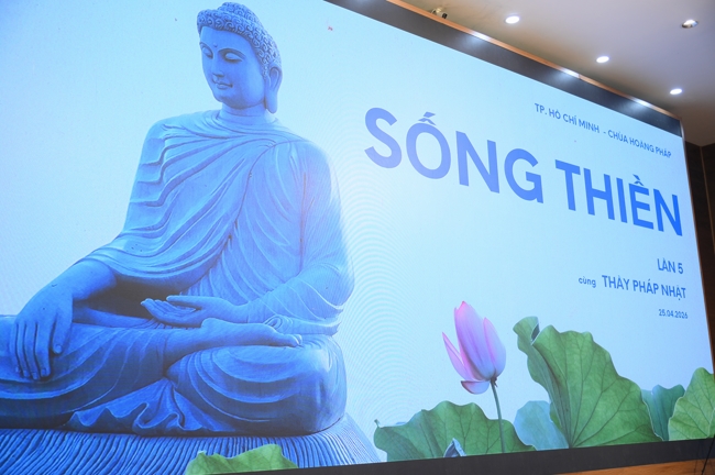 Chùa Hoằng Pháp hỗ trợ cơ sở cho Khóa tu “Sống Thiền” lần 5 do Đại đức Thích Pháp Nhật tổ chức.