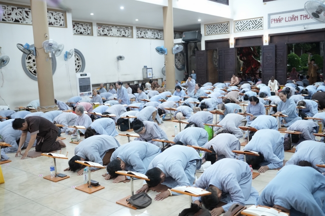 LỄ SÁM HỐI (14/03 BÍNH NGỌ) - CHÙA HOẰNG PHÁP.