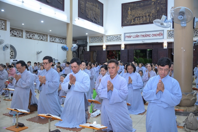 LỄ SÁM HỐI (14/03 BÍNH NGỌ) - CHÙA HOẰNG PHÁP.