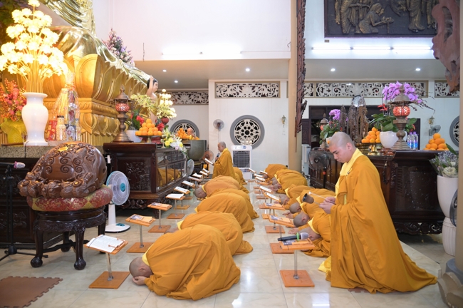 LỄ SÁM HỐI (14/03 BÍNH NGỌ) - CHÙA HOẰNG PHÁP.