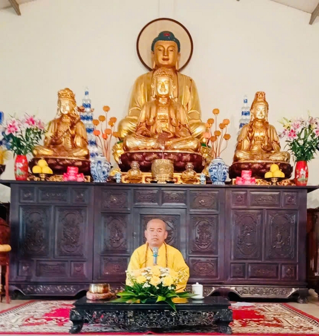 Memorial Night, Fulfillment Ceremony of the Five Hundred Names Vow and Chanting of Great Compassion Mantra Celebrating the Birthday of Avalokiteshvara Bodhisattva at Dong Cao Pagoda, Thanh Hoa