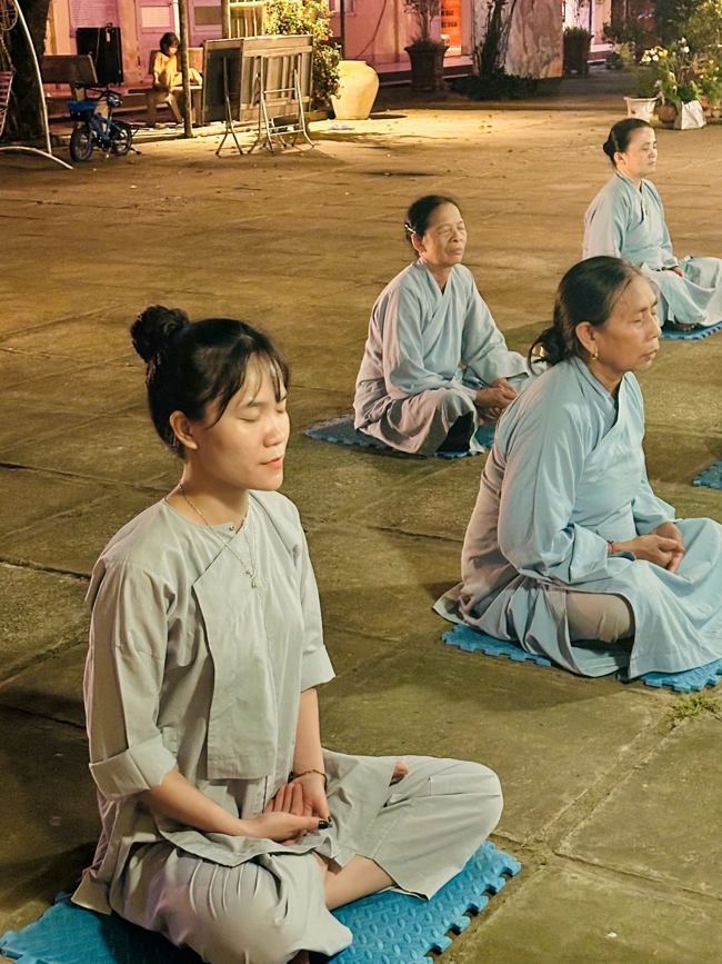 Memorial Night, Fulfillment Ceremony of the Five Hundred Names Vow and Chanting of Great Compassion Mantra Celebrating the Birthday of Avalokiteshvara Bodhisattva at Dong Cao Pagoda, Thanh Hoa