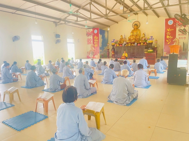 Memorial Night, Fulfillment Ceremony of the Five Hundred Names Vow and Chanting of Great Compassion Mantra Celebrating the Birthday of Avalokiteshvara Bodhisattva at Dong Cao Pagoda, Thanh Hoa
