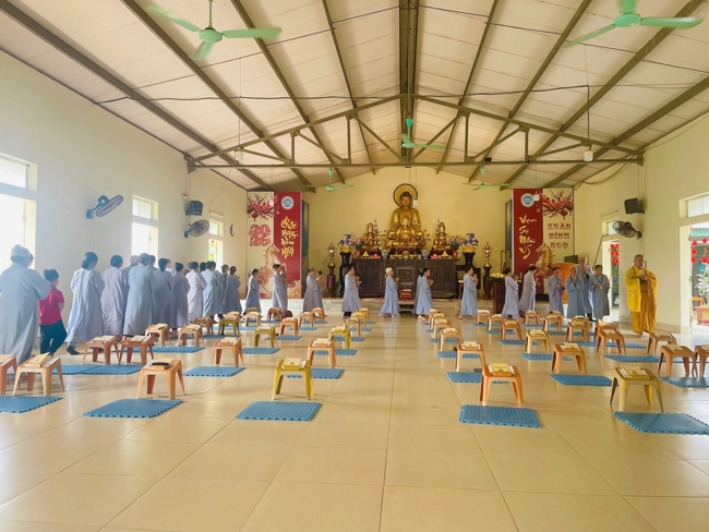 Memorial Night, Fulfillment Ceremony of the Five Hundred Names Vow and Chanting of Great Compassion Mantra Celebrating the Birthday of Avalokiteshvara Bodhisattva at Dong Cao Pagoda, Thanh Hoa