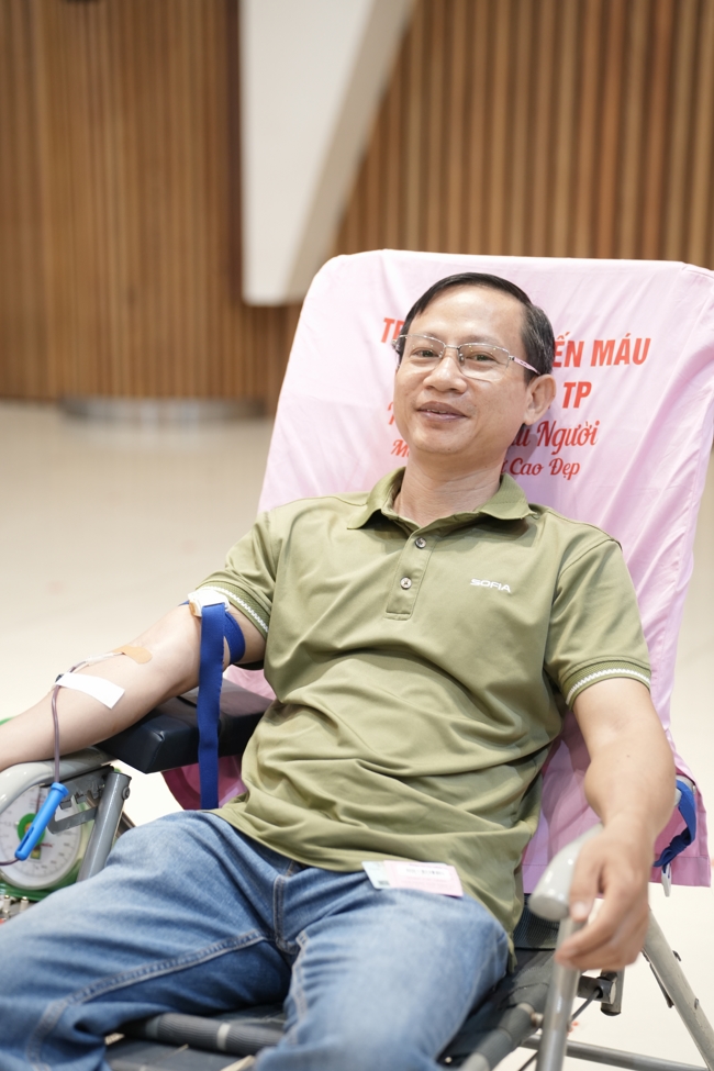 Chương trình Hiến máu nhân đạo.