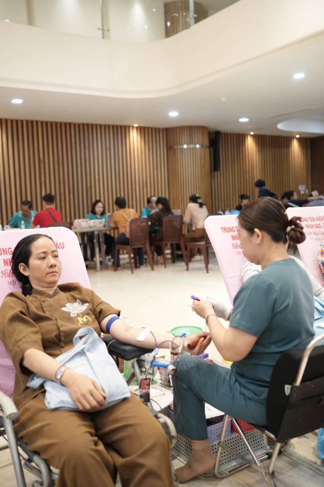 Chương trình Hiến máu nhân đạo.