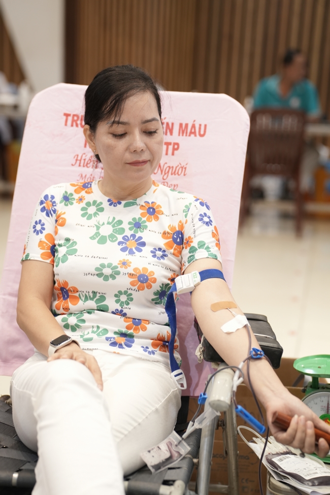 Chương trình Hiến máu nhân đạo.