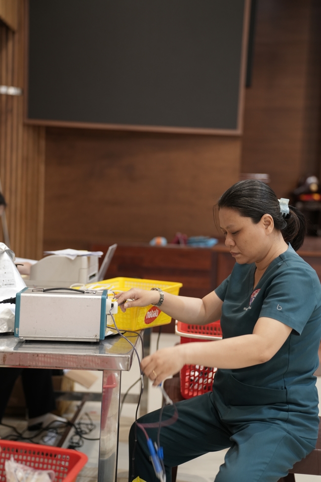 Chương trình Hiến máu nhân đạo.