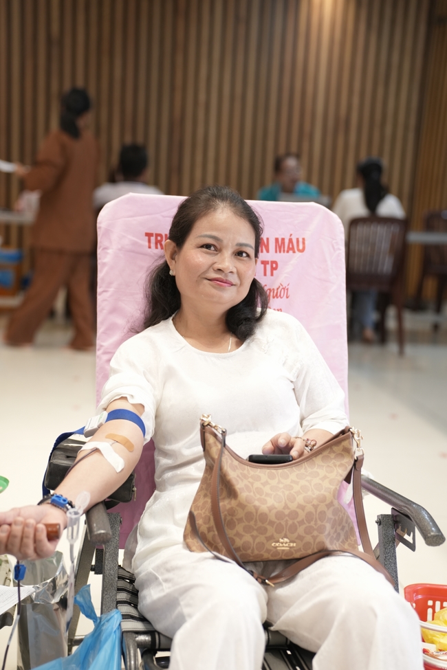 Chương trình Hiến máu nhân đạo.