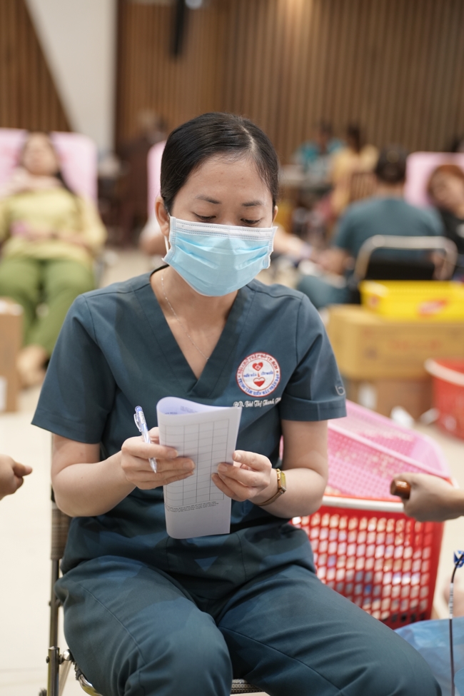 Chương trình Hiến máu nhân đạo.