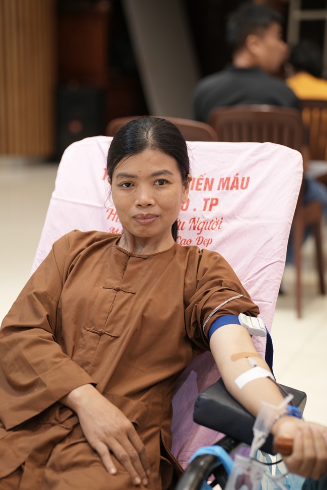 Chương trình Hiến máu nhân đạo.