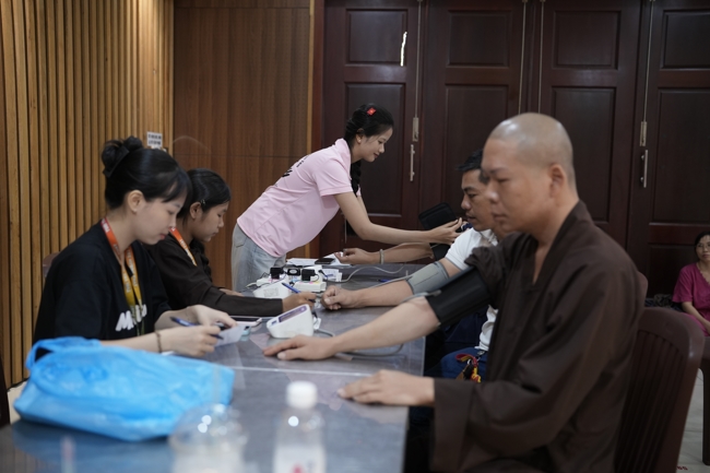 Chương trình Hiến máu nhân đạo.