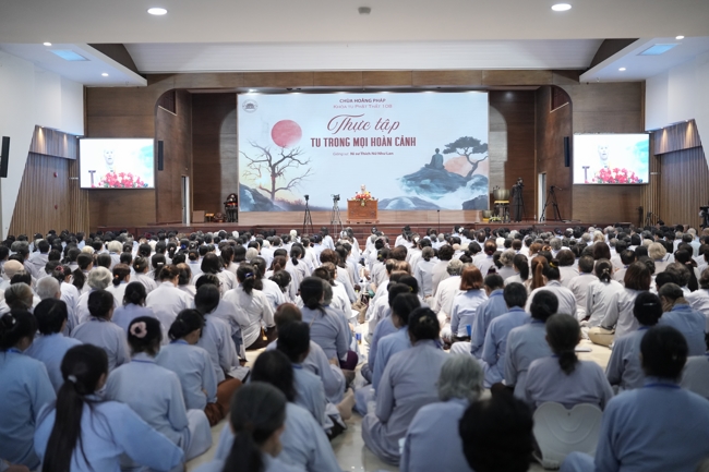 Pháp thoại “Thực Tập Tu Trong Mọi Hoàn Cảnh - NS.Thích Nữ Như Lan | Khóa Tu Phật Thất 108.
