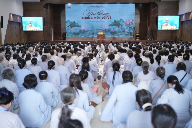 Pháp thoại Yêu Thương Chung Một Lối Về - HT.Thích Minh Thành | Khóa Tu Phật Thất 108.