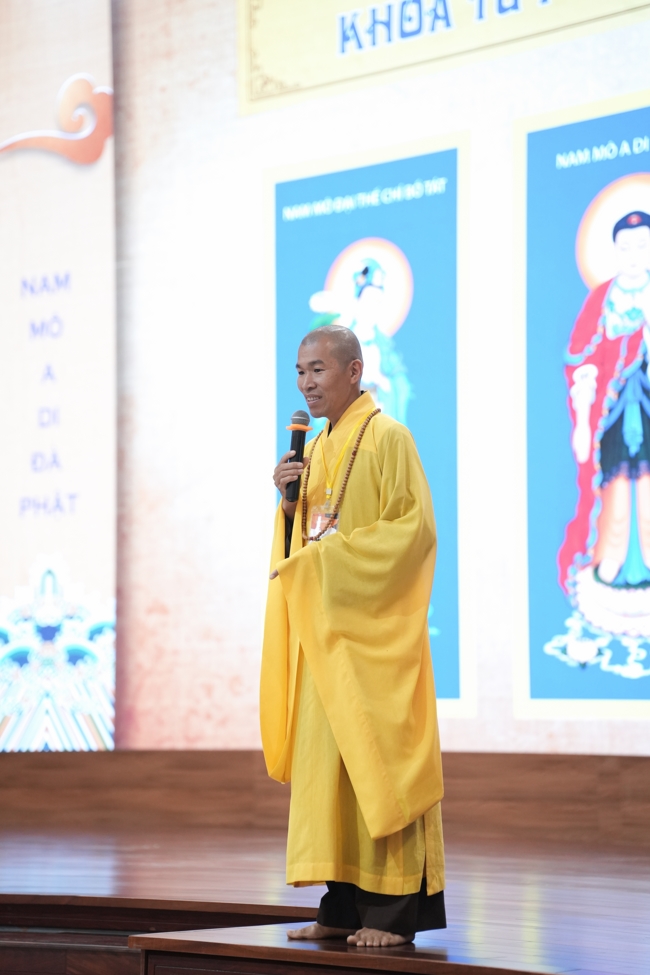 Khai khóa Khóa Tu Phật Thất lần 108.