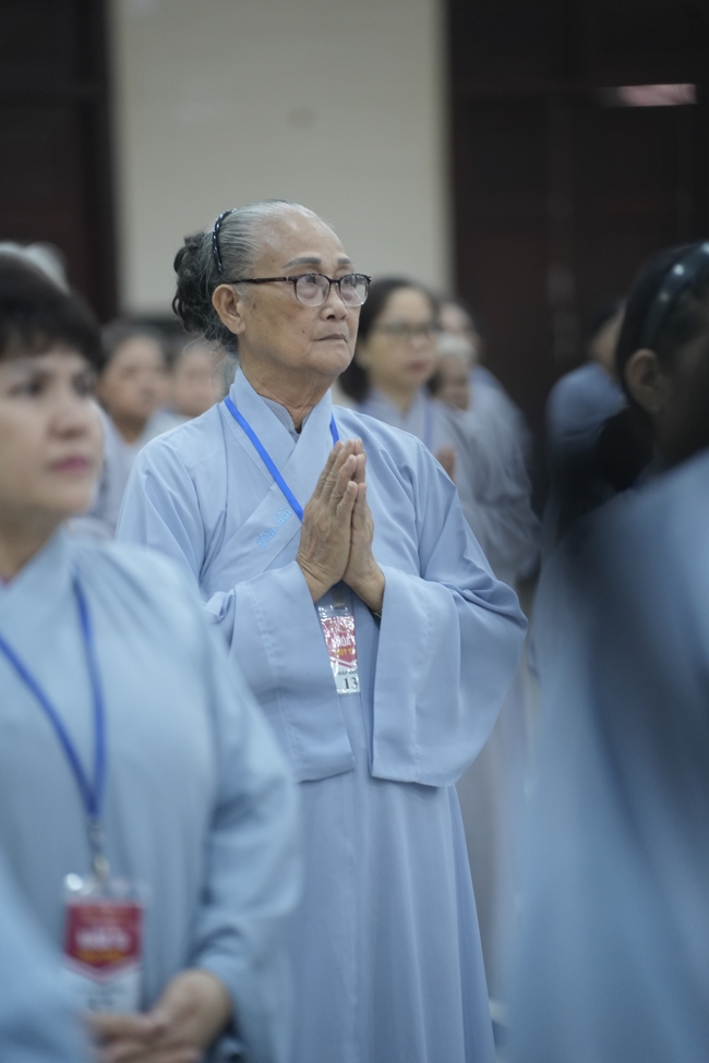 Khai khóa Khóa Tu Phật Thất lần 108.
