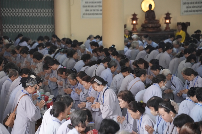 Khai khóa Khóa Tu Phật Thất lần 108.