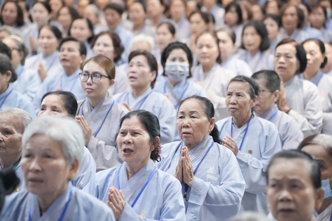 Khai khóa Khóa Tu Phật Thất lần 108.