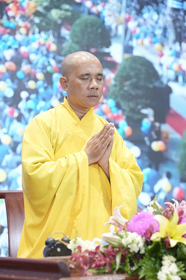 Khai khóa Khóa Tu Phật Thất lần 108.