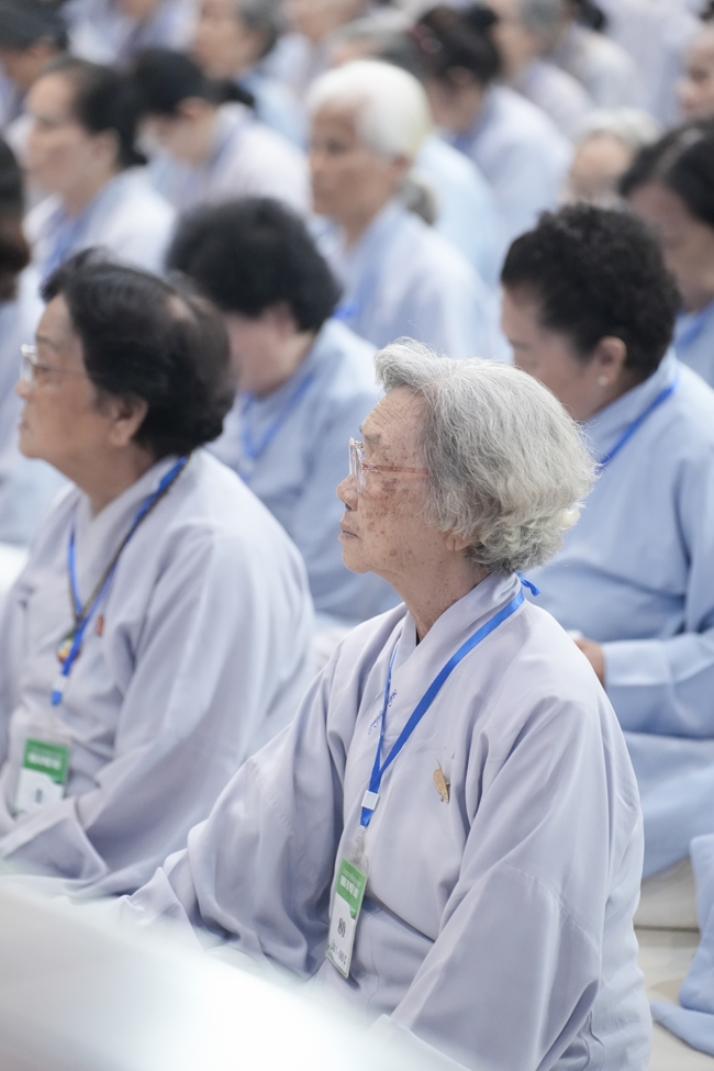 Khai khóa Khóa Tu Phật Thất lần 108.