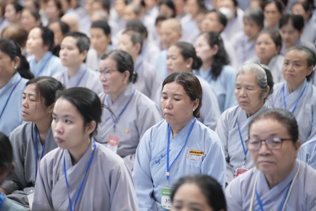 Khai khóa Khóa Tu Phật Thất lần 108.