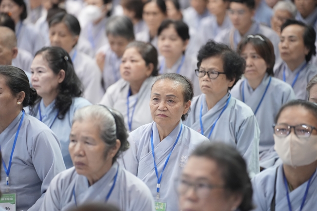 Khai khóa Khóa Tu Phật Thất lần 108.