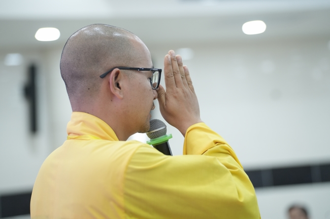 Khai khóa Khóa Tu Phật Thất lần 108.