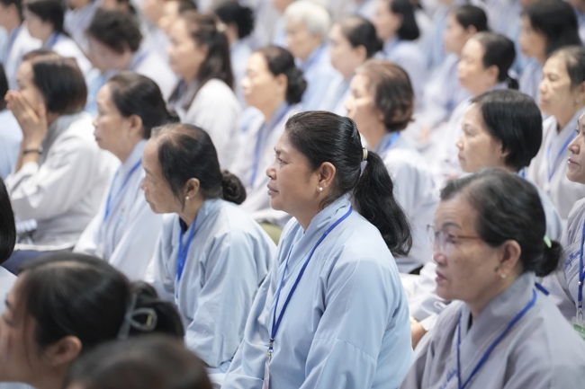 Khai khóa Khóa Tu Phật Thất lần 108.