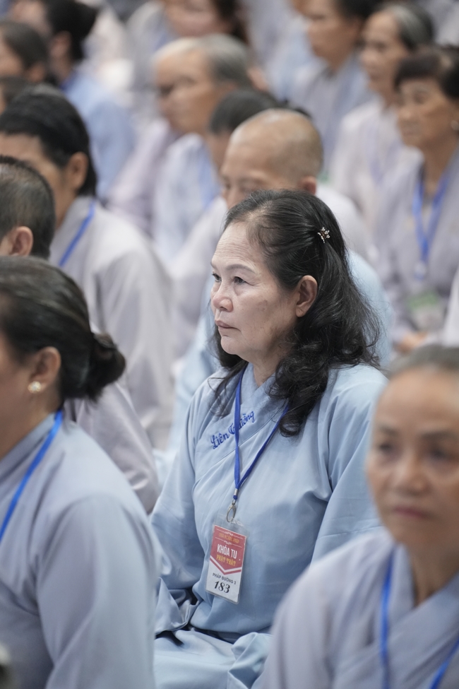 Khai khóa Khóa Tu Phật Thất lần 108.