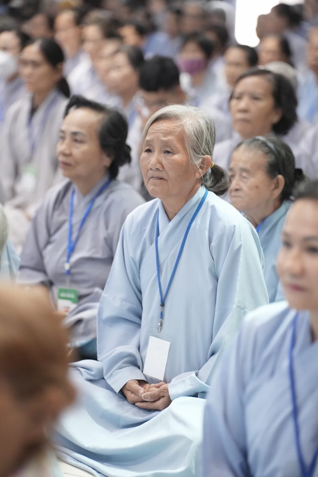 Khai khóa Khóa Tu Phật Thất lần 108.