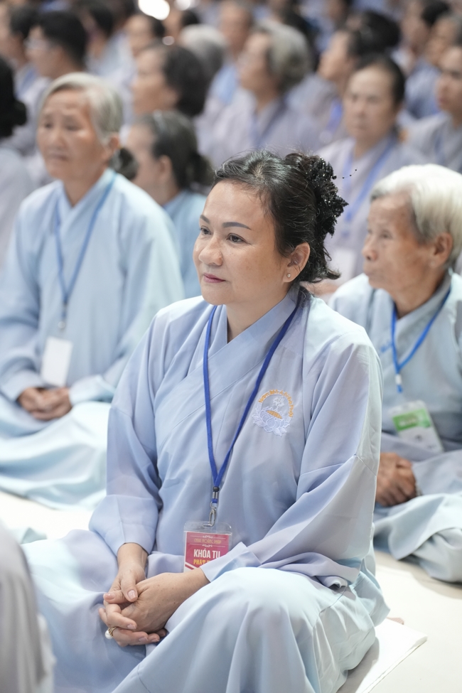 Khai khóa Khóa Tu Phật Thất lần 108.