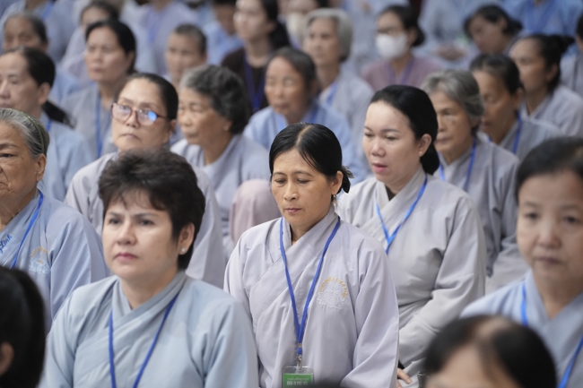 Khai khóa Khóa Tu Phật Thất lần 108.