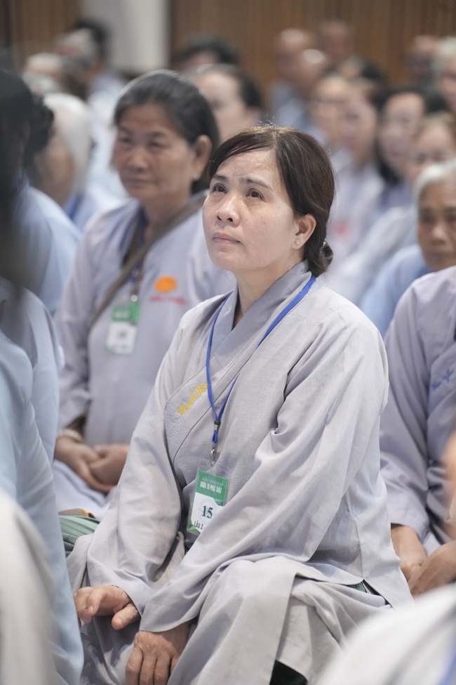 Khai khóa Khóa Tu Phật Thất lần 108.