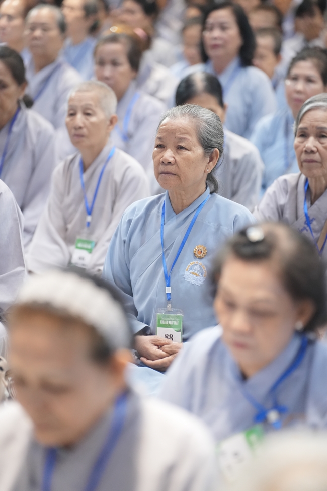 Khai khóa Khóa Tu Phật Thất lần 108.
