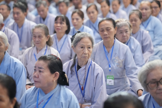 Khai khóa Khóa Tu Phật Thất lần 108.