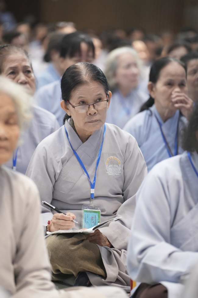 Khai khóa Khóa Tu Phật Thất lần 108.