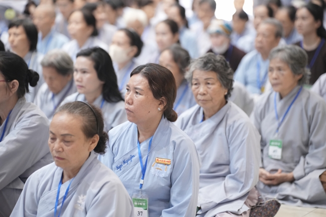 Khai khóa Khóa Tu Phật Thất lần 108.