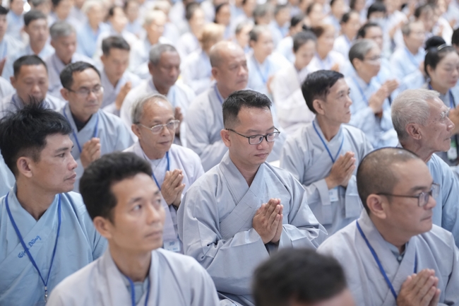 Khai khóa Khóa Tu Phật Thất lần 108.