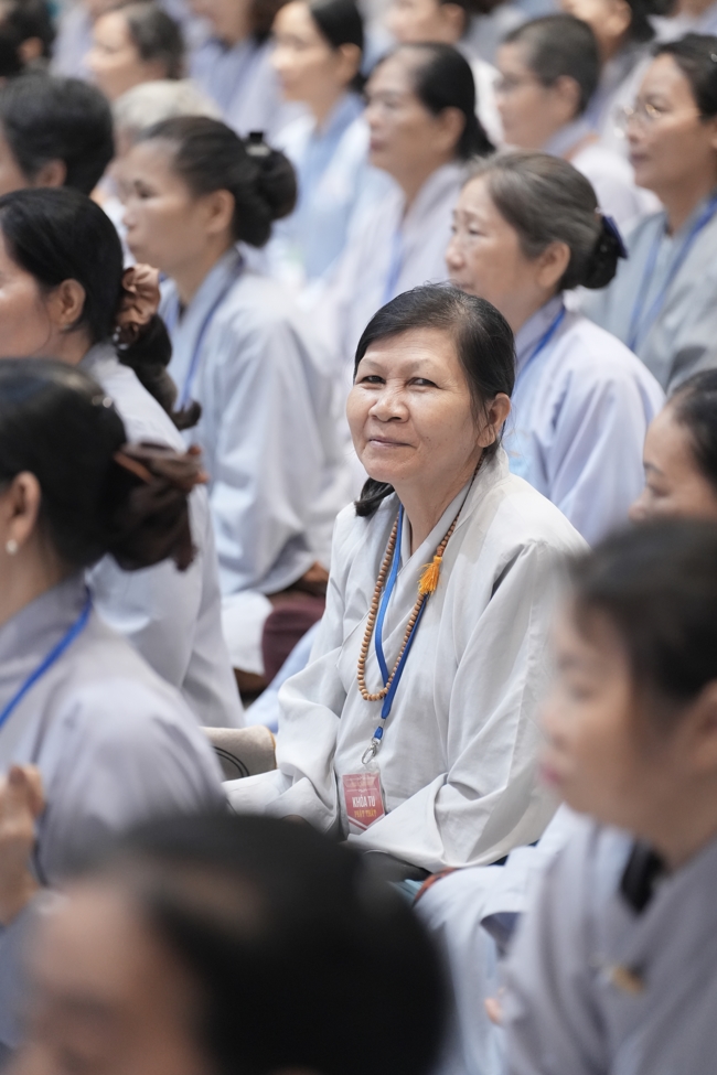 Khai khóa Khóa Tu Phật Thất lần 108.