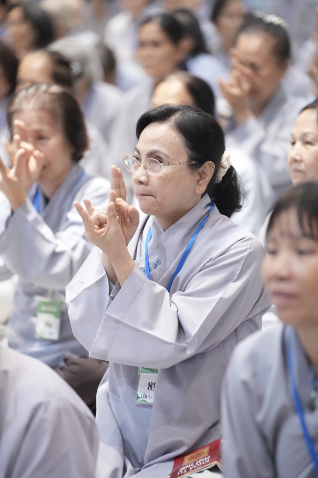 Khai khóa Khóa Tu Phật Thất lần 108.