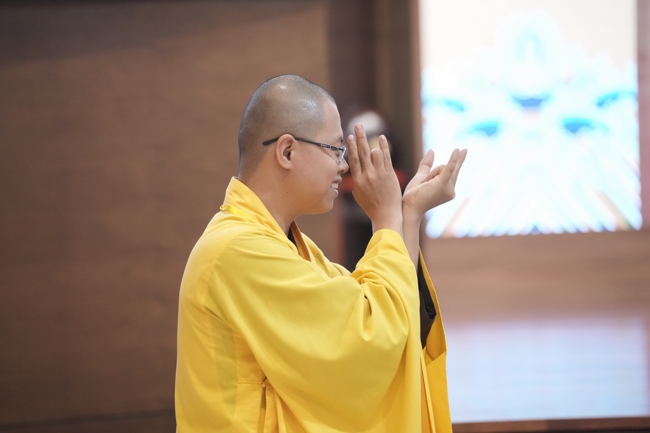 Khai khóa Khóa Tu Phật Thất lần 108.