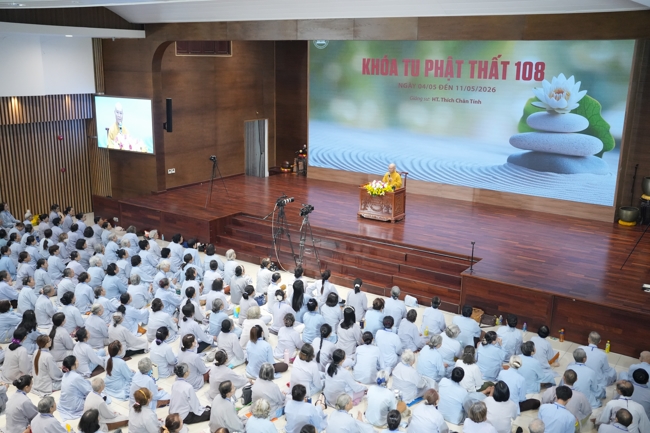 Pháp thoại “Sự Giả Tạo Của Bản Ngã” và buổi chia sẻ pháp của Hoà thượng Đạo trưởng | Khóa Tu Phật Thất 108.