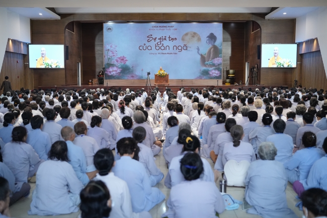 Pháp thoại “Sự Giả Tạo Của Bản Ngã” và buổi chia sẻ pháp của Hoà thượng Đạo trưởng | Khóa Tu Phật Thất 108.