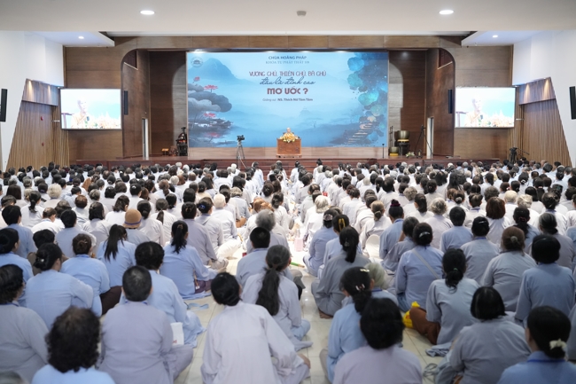 Pháp thoại Vương chủ, thiên chủ, bá chủ - Đâu là đỉnh cao mơ ước? - NS.Thích Nữ Tâm Tâm | Khóa Tu Phật Thất 108.