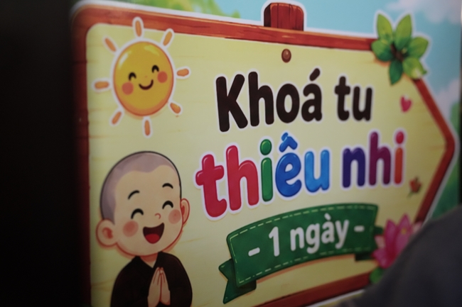 Khoá tu thiếu nhi “Em Về Bên Phật” Lần thứ 74.
