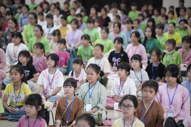 Khoá tu thiếu nhi “Em Về Bên Phật” Lần thứ 74.