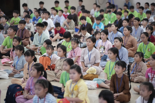Khoá tu thiếu nhi “Em Về Bên Phật” Lần thứ 74.